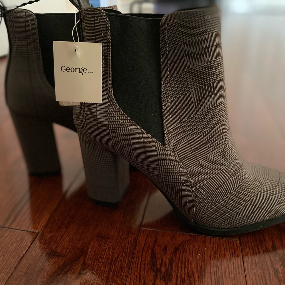 Plaid Booties
